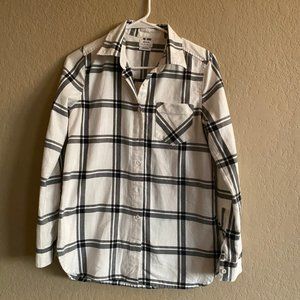 RVCA Long Sleeve Button Down Shirt